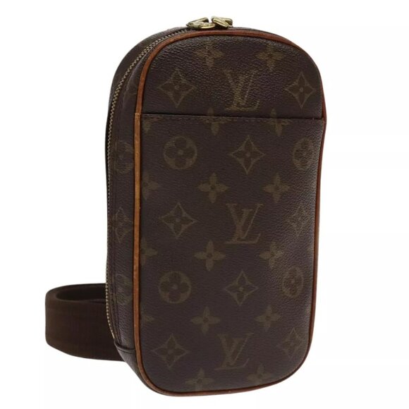 LOUIS VUITTON Monogram Pochette Gange Shoulder Bag